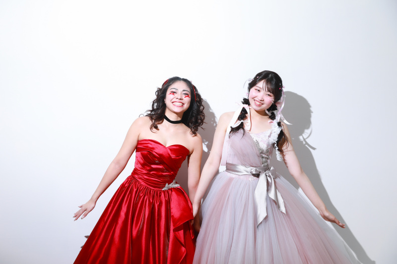 《友人と2人でソロウエディングプラン》一緒にパシャ♡【スタンダードプラン110,000円】*撮影時間45分・データ80カット付き