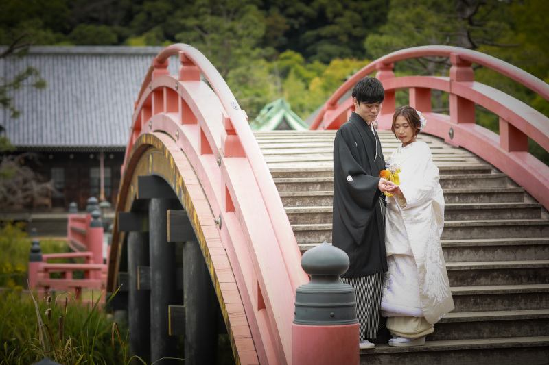 《9月・10月の撮影》【称名寺ロケーション撮影】60分撮り放題★新婦2着目衣装代プレゼント★衣装追加料金ナシ