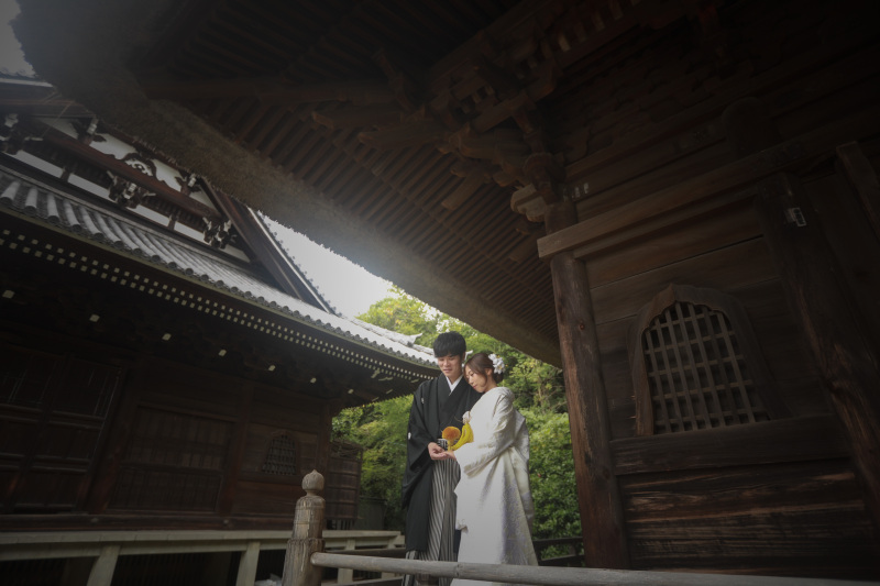 《9月・10月の撮影》【称名寺ロケーション撮影】60分撮り放題★新婦2着目衣装代プレゼント★衣装追加料金ナシ
