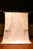 鶴　松　桜　銀の刺繍/0103010