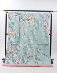 0153270/グリーン　銀花の丸