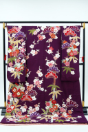 0210700/紫　松　竹　梅　牡丹