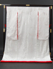 裏赤　几帳御所車に鶴/0103099