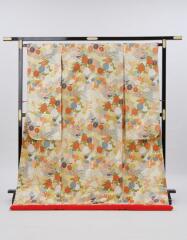 唐織　金地　菊　ススキ　萩/0152992