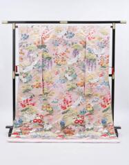 ピンク地　慶寿御所解文/0153190