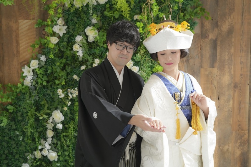 ナチュラルな背景も