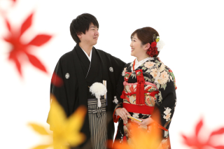 お引き摺りと色打掛で♪