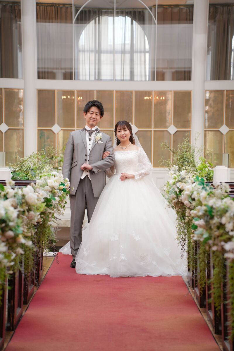 大階段を上がるとチャペル