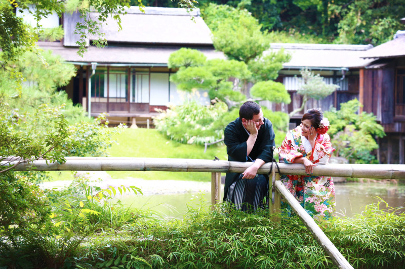 二人だけの空間で見つめ合って♡