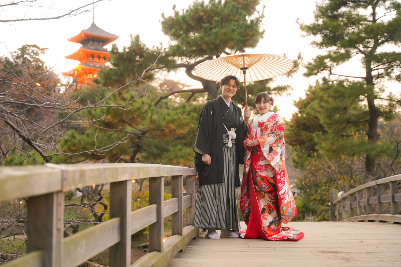 三渓園＆スタジオと赤バラ