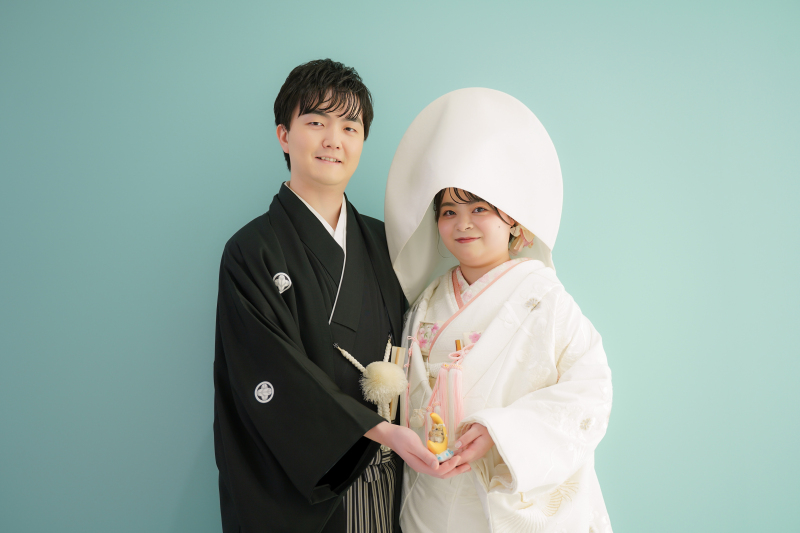 綿帽子。ふわり。