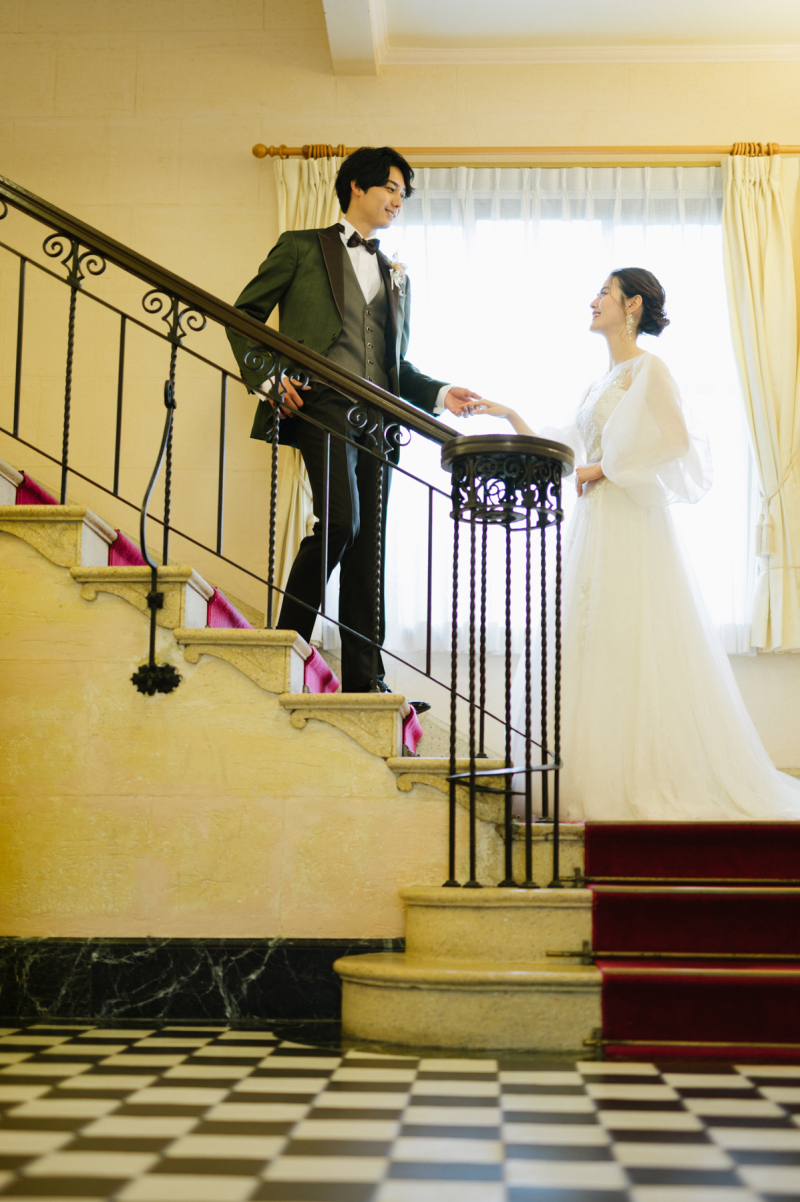 階段も素敵なシーンに