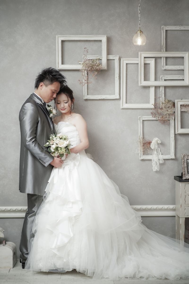 ふわふわのドレスで