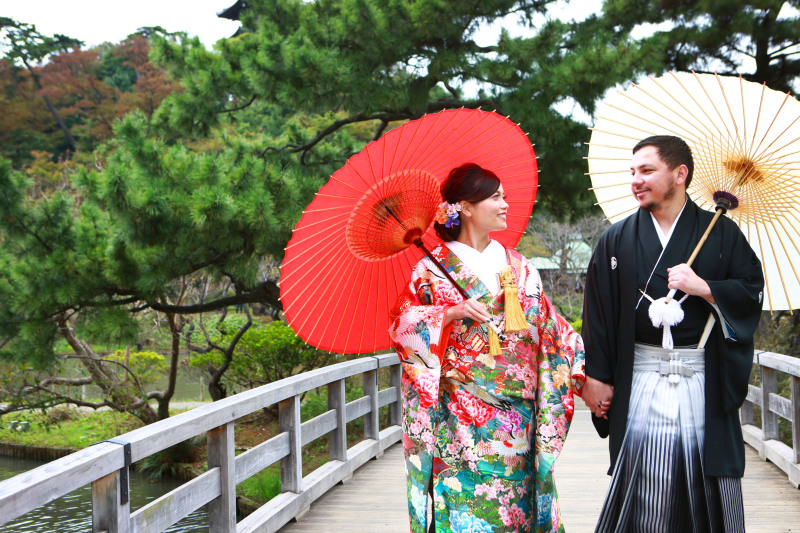 横浜の三溪園でロケーションフォト！