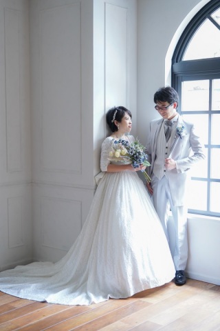 お母様のドレスで♪