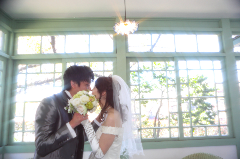 キラキラの光を浴びて