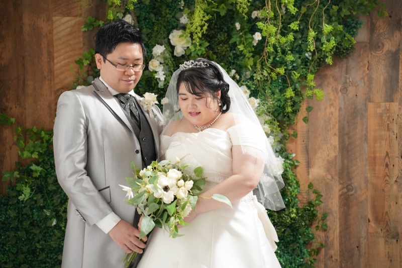 ショートベールも可愛い♪