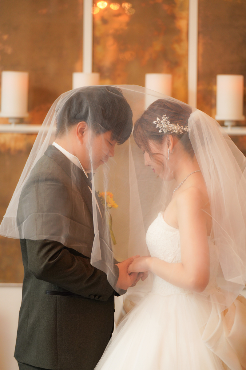 ベールの内側、二人だけの呼吸