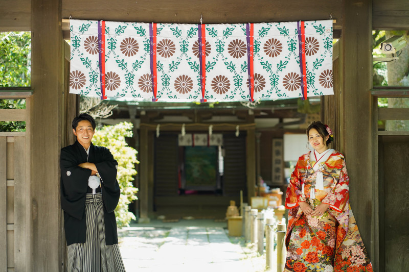 色打掛にチェンジ