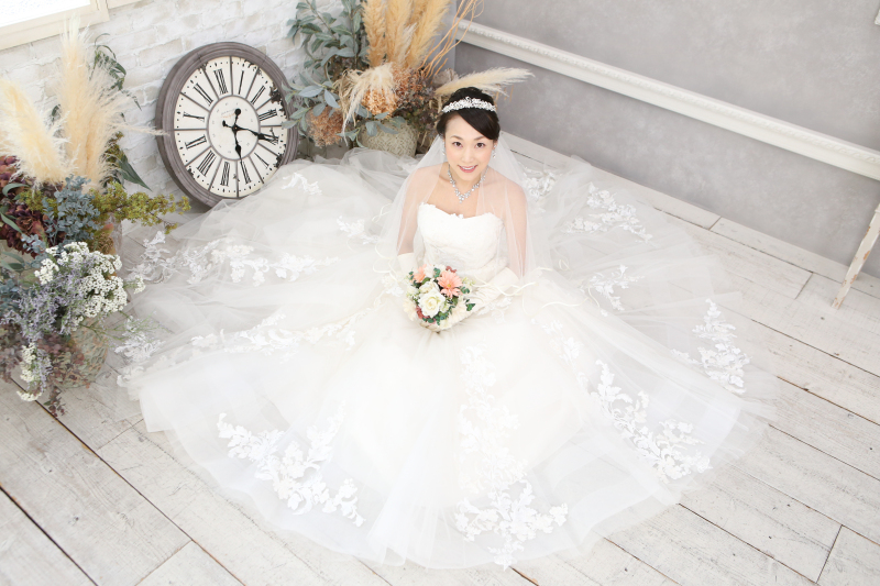 こだわりのチュールドレス