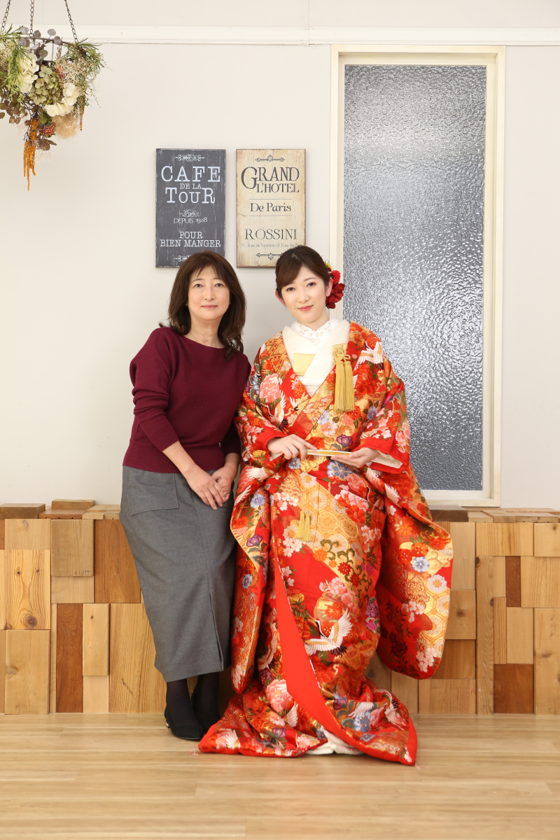 最後にお母様と記念撮影です♪