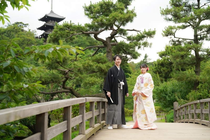 午後は和装です