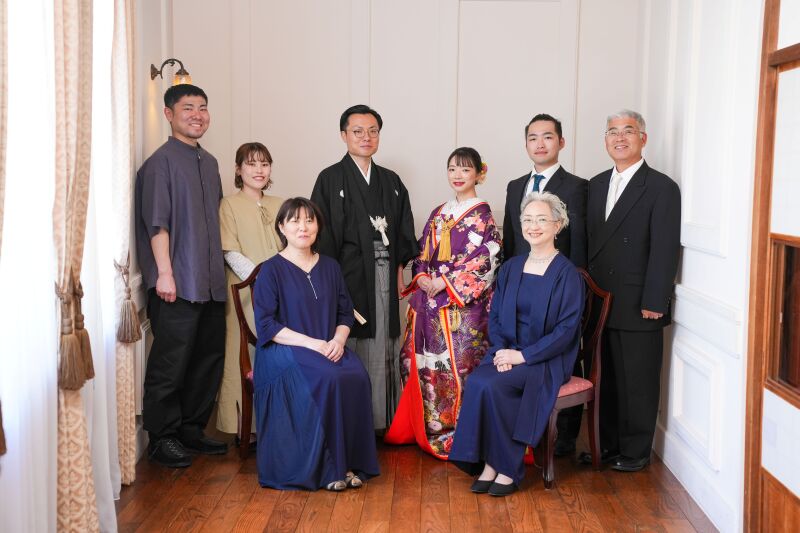 祝福に満ちた記念の一枚