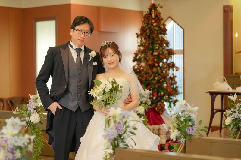 ウエディングドレス&タキシード