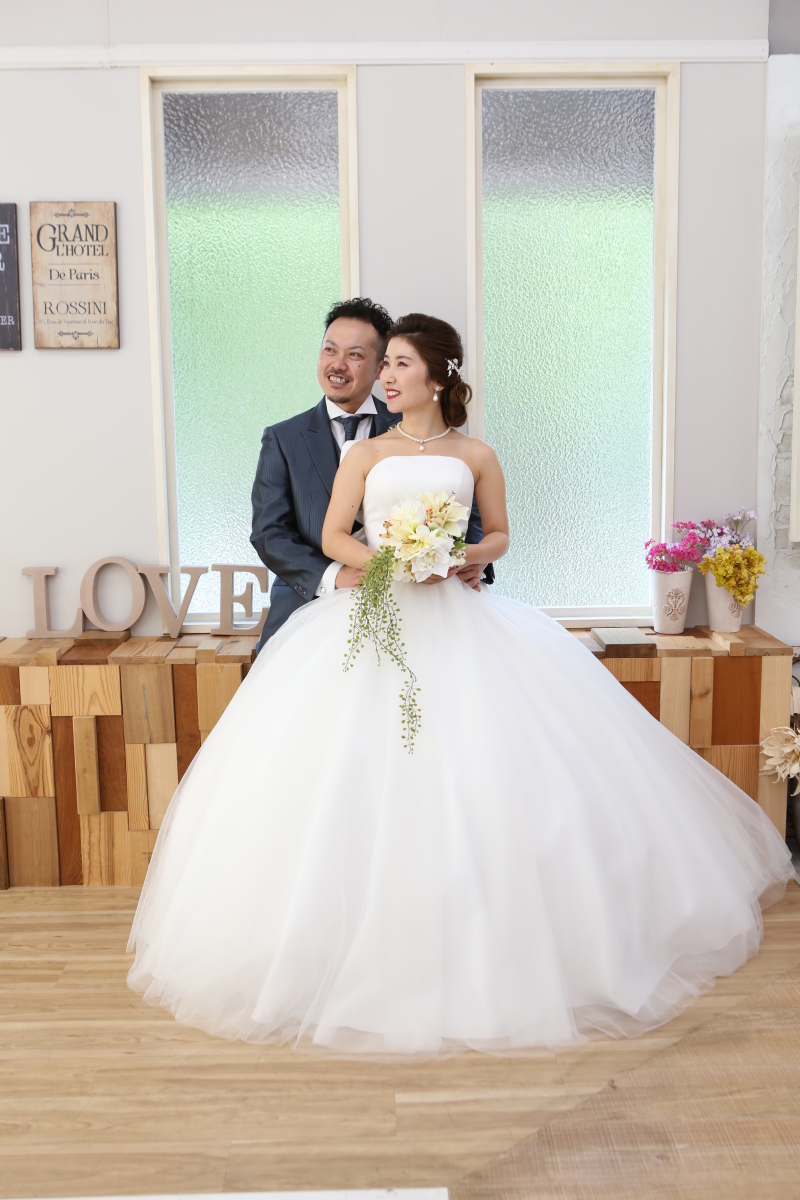 ブーケの形にもオリジナリティを