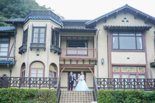 鎌倉文学館にて