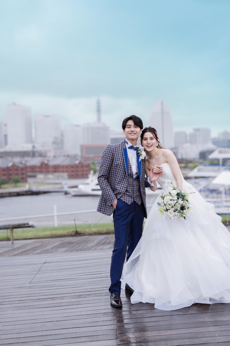 デートの思い出♪赤レンガ倉庫をバックに