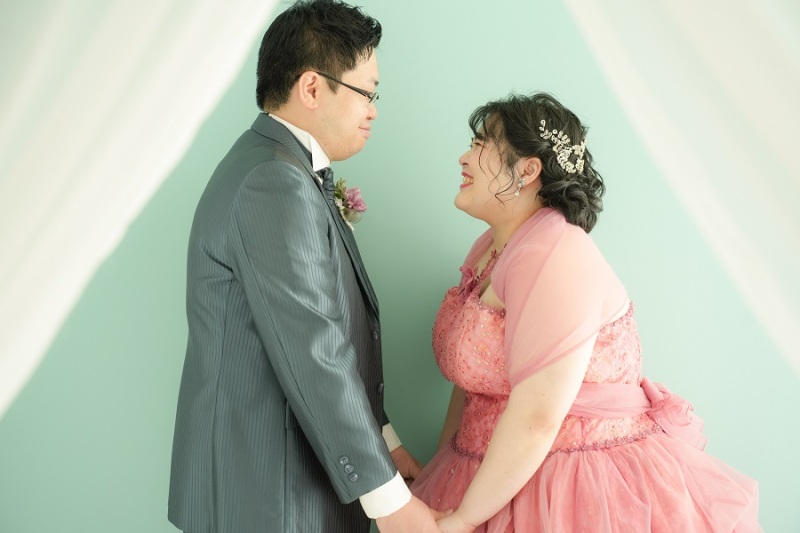 エメラルドグリーンの背景