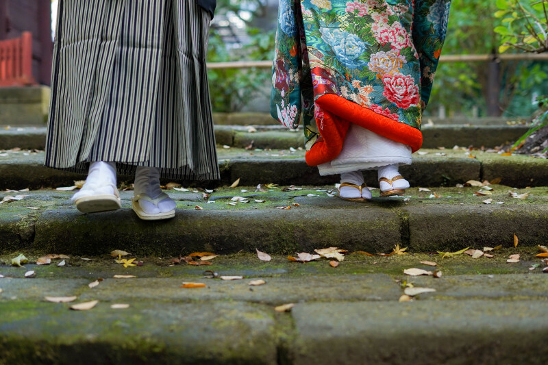 足元ショットも