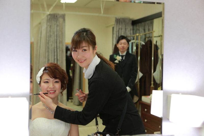 メイクアップで可愛さ倍増♡