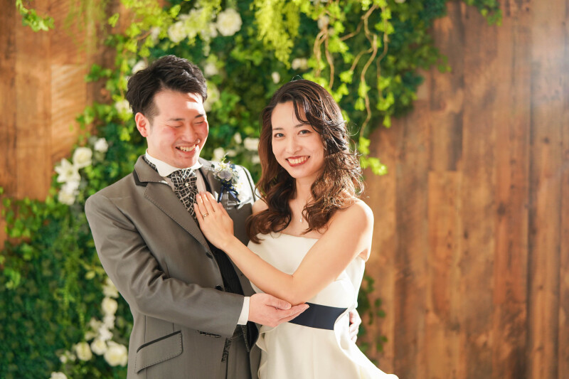 新郎様の笑顔も素敵!