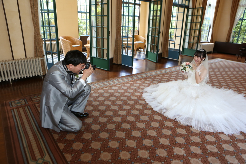 ご新郎様もカメラマン