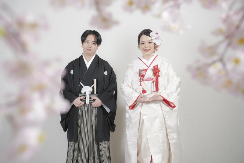 桜の小物をつかって