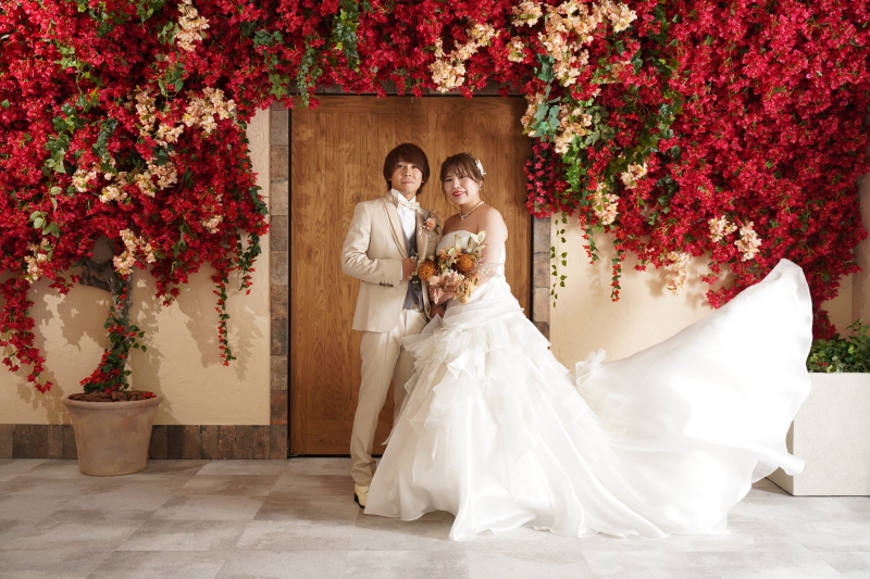 ロングトレーンのドレスといえば…？？