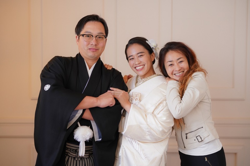 お母様と一緒に