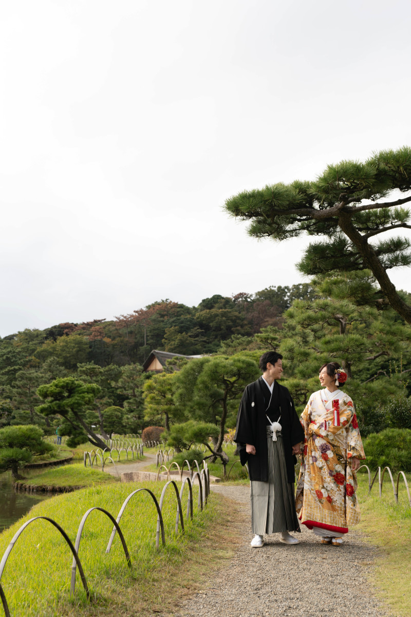 緑が美しい庭園