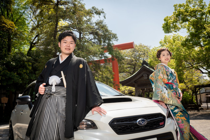 ご新郎様の愛車と