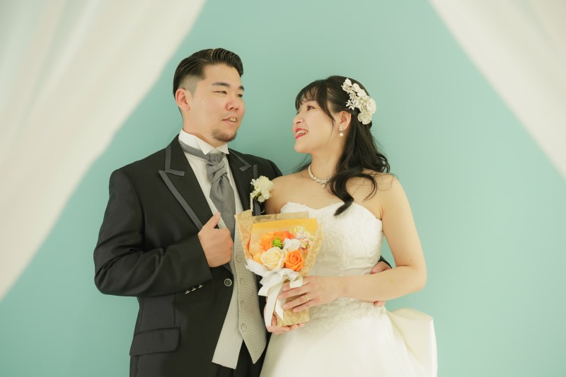 ブーケを使用した撮影②