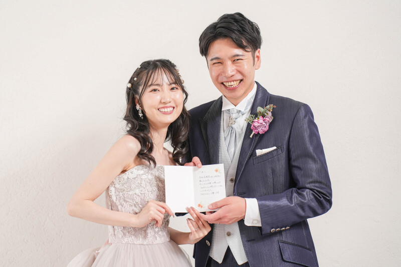 密かに用意してくれたメッセージカード