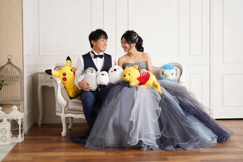 好きなキャラクターに囲まれて