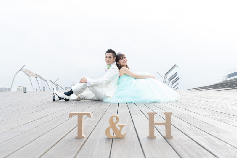 カラードレスでの撮影