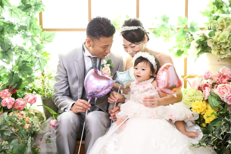 お子様のバースデーのお祝いもかねて♪