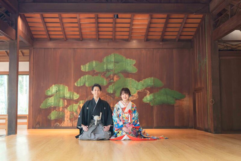 能舞台での撮影も素敵です