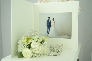 六つ切りプリント2面台紙付き