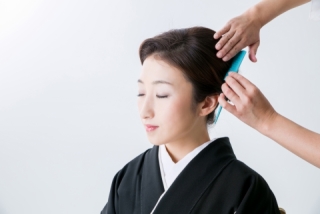 ご列席様ヘアアップ