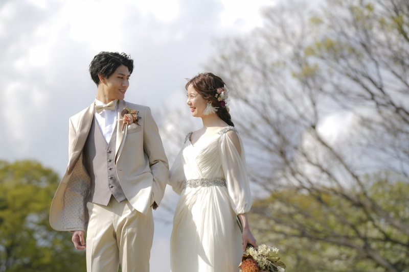 ナチュラルテイストのドレスもお任せ下さい